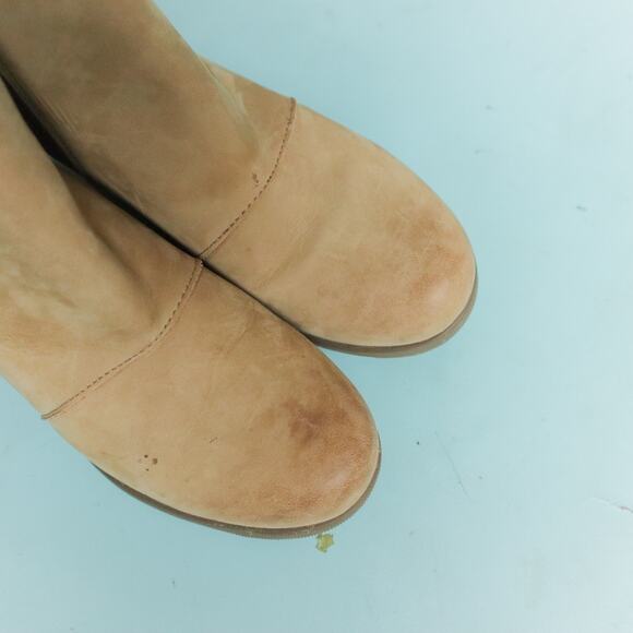 Sorel Womens Joan of Arctic Waterproof Leather Wedge Boot Velvet Tan Gum Size 6 - Picture 5 of 7